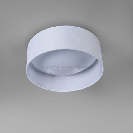 Modern Decorative Fabric LED Round Ceiling Lamp for Interior