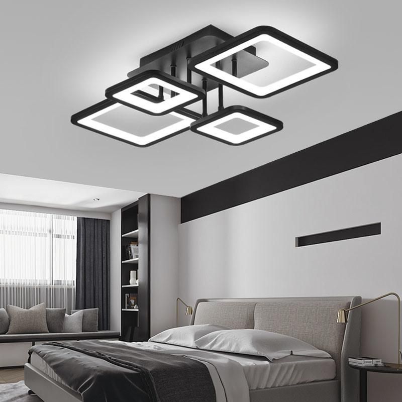Acrylic Rectangular House Lighting Lamps Fancy Decorative Modern LED Ceiling