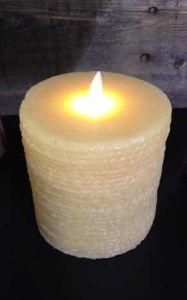 Moving Wick LED Paraffin Wax Candle