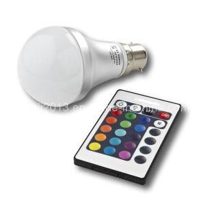 B22 Colour Changing LED Light Bulb Golf Ball with Remote Controller
