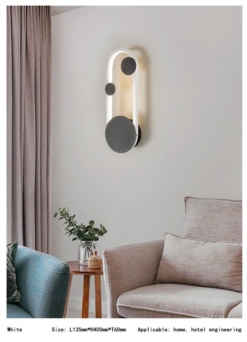 LED Wall Lamp Nordic Modern Creative Wall Lamp Acrylic Bedside Wall Lamp Personality Bedroom Lamp