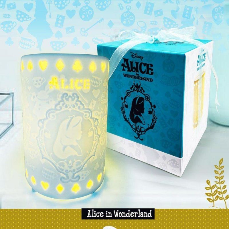 Unique Home Decor Ceramic Lamp Bedroom Alice in Wonderland Disney Lamp