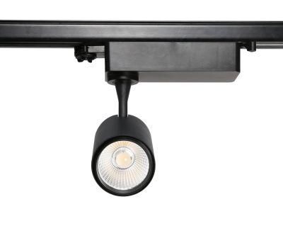 OEM Customized White and Black Color COB LED Track Light 40W LED Track Spot Light