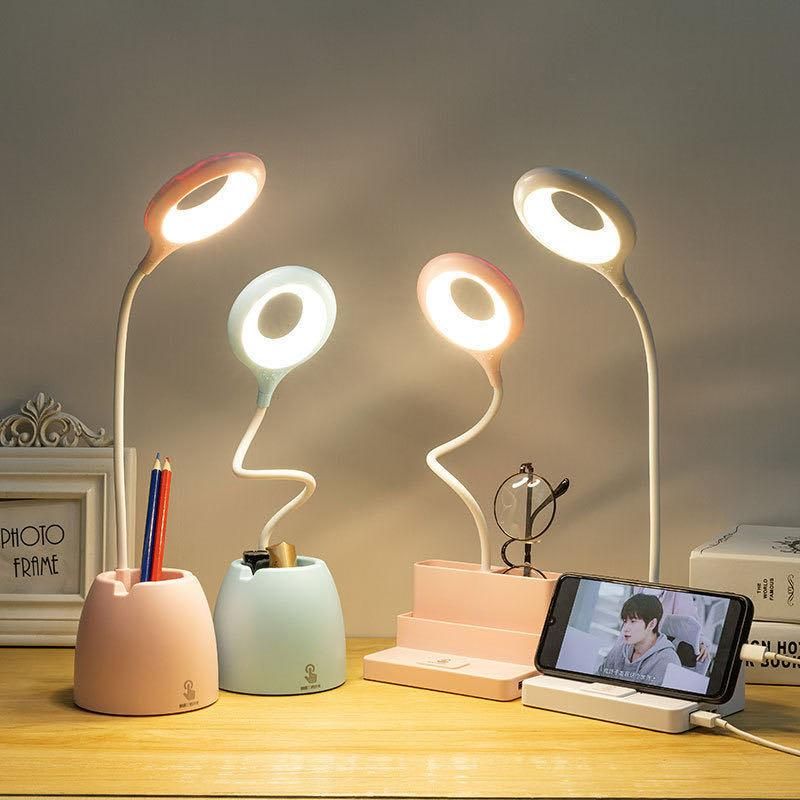 Dimmable Portable Charger LED Table Lamp LED Reading Lamp