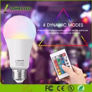 Smart Wireless Remote Control 16 Color RGB LED Bulb Light