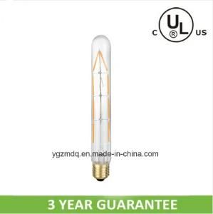 Vintage Tubular T10 LED Filament Bulb for Lighting with UL