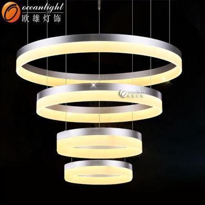 Modern Acrylic LED Rings Pendant Light Oxd8815