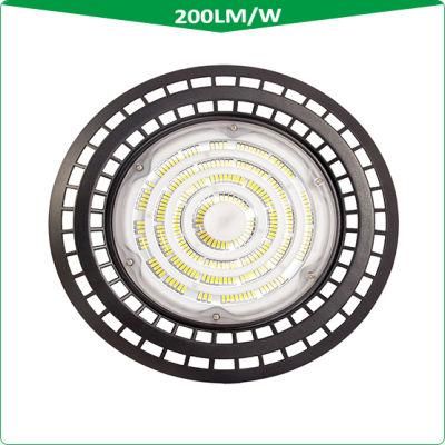 200LMW Industrial Lighting 0-10V/Sensor Kit Available Eco LED High Bay Light 200W 5000K UFO LED Highbay Light /LED Light/ LED Lamp/ High Bay Light