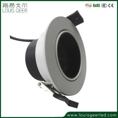 Modern Office Home Decor Aluminum Housing 5W 7W Glass Recessed COB LED Downlight