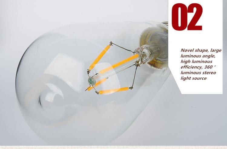 St64 LED Filament Lamp Edison Bulb