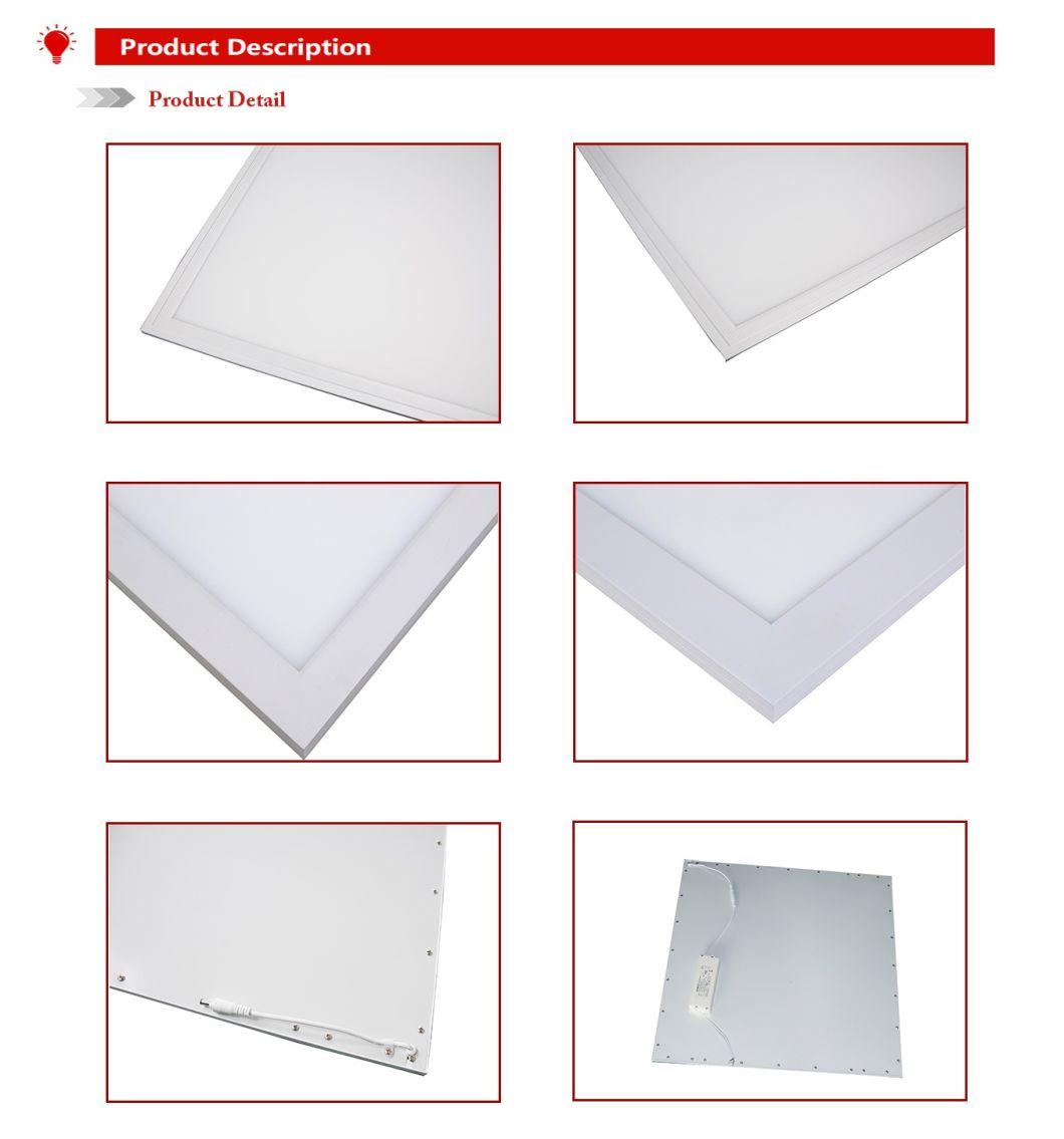 60X60/600X600 40W No Flicker Indoor Office LED Ceiling Panel Light