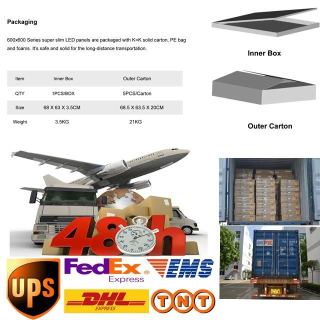 40W IP40 600X600 Tunable White Office LED Ceiling Panel Lighting