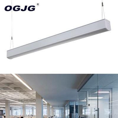 Aluminum Continuous Row Office Suspended 8FT LED Shop Linear Light