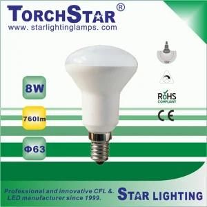 Aluminum Plastic E27 Base 9W R63 LED Spot Lamp
