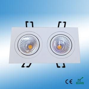 7W Double Grill COB Dimmable Downlight