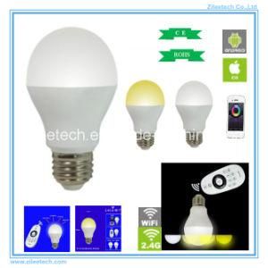 WiFi Smart Remote Control Intelligent LED Light Bulb White Dimmable
