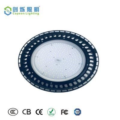Capson 19 Best Sell CCC/EMC/LVD/Ce/RoHS/Saso 100W UFO LED High Bay Light/ LED Industrial Lights with 2years Warranty