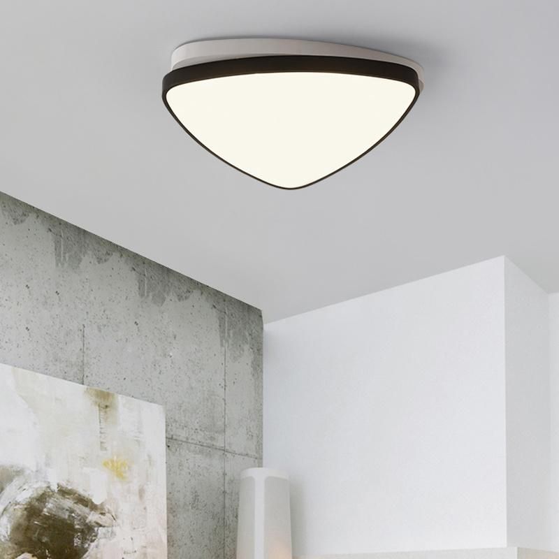Triangular Bedroom Lamp Minimalist Modern Ceiling Lighting LED