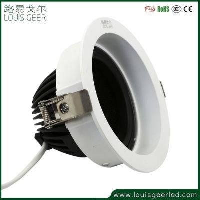 Modern Hotel Professional Anti-Glare Dimmable Round Spot Light 10W 15W COB Ceiling Recessed LED Spotlight