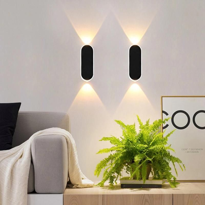Wholesale Price Acrylic Modern Nordic Indoor PVC Wall Light Minimalist Bedroom Metal Wall Lamps