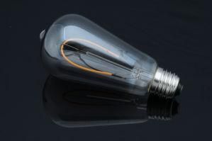 St64 LED Flexible LED Filament Bulb with E27 Screw Base