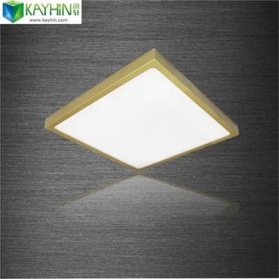 Indoor Lighting Ultra Thin Frameless Surface Mounted Round Square 6W 12W 18W 24W Ceiling LED Panel Light