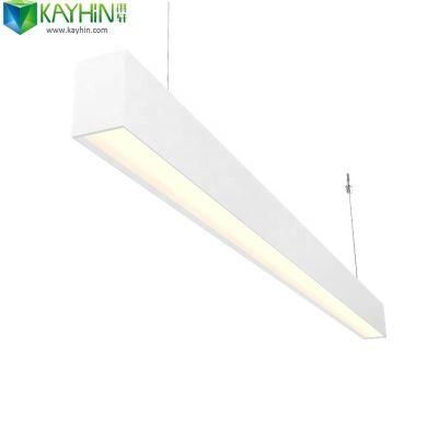 Commercial Office Kitchen Industrial Hanging Suspended Aluminum 36watt White LED Linear Lamp LED COB Linear Light