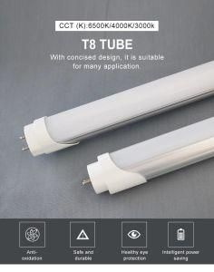 Zhongshan LED Light Manufacturing Indoor V-Shape 4FT 5FT 25W 36W 1200mm 2400mm Integrated LED Lamp T8 LED Tube Light