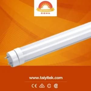 18W Glass Cover T8 1.2m LED Straight Tube Lighting Widely Using