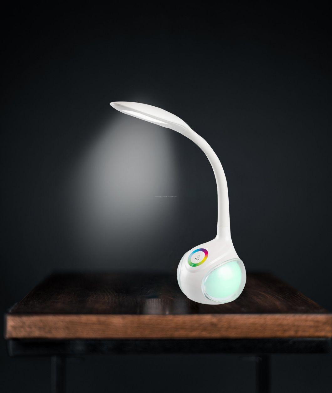 LED Gooseneck Wholesale LED Desk Lamp RGB Color Change Table Lamp