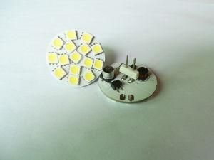 Back Pin Disc 15SMD 3000k 10-30V DC G4 LED