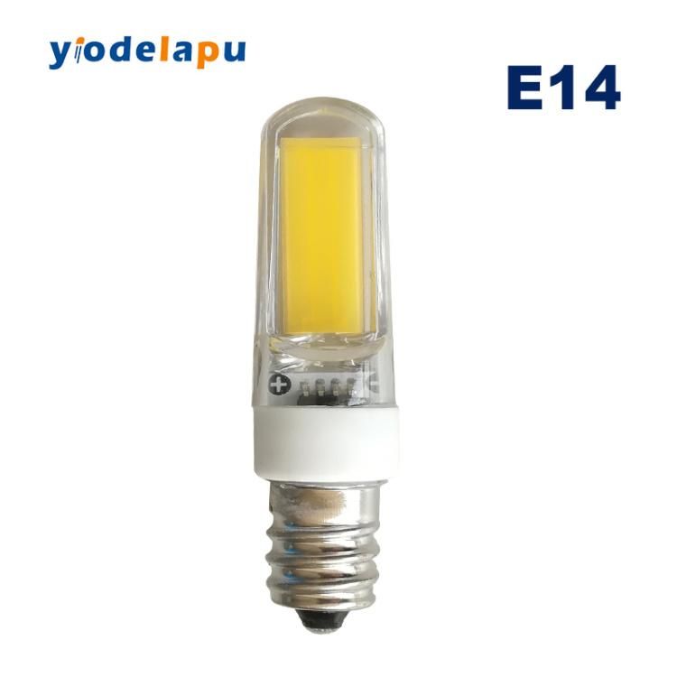Clear PC COB 3W 220V E14 LED Bulb