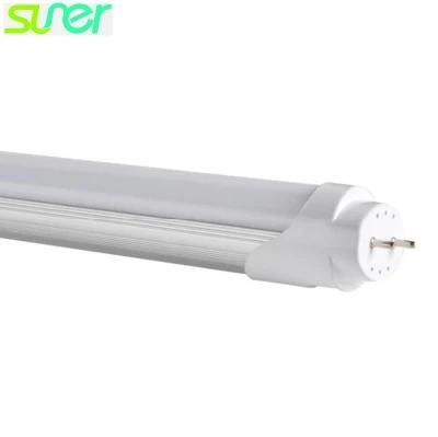 Aluminum Base LED T8 Tube Light with Frosted PC Cover 1.2m 18W 6000-6500K Cool White