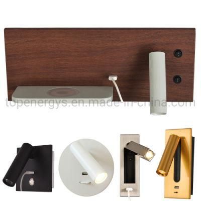 USB LED Reading Light Wall Lamps Room Home Hotel Bedside Wall Light 5V 2.1 USB Modern Light Fixtures Room Decoration