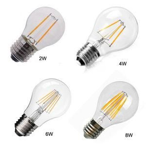 4W 6W 8W A60 LED Filament Bulb E27/B22