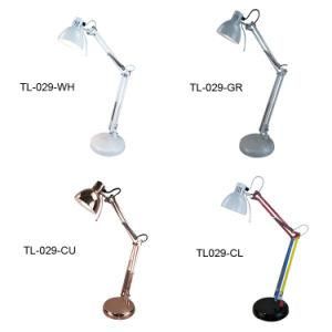 GU10 Desk Lamp Modern Foldable Swing Arm Bronze Adjustable Table Lamp for Reading