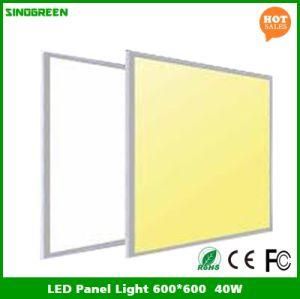 Hot Sales Ce RoHS Flat LED Panel Lights 600*600 40W 80lm/W