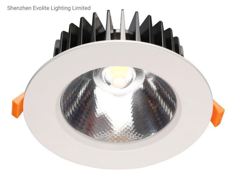 Best Price Indoor Die-Casting Aluminum Slim Round 3000K 4000K 6500K Down Light, 50000 Hours CCC CE Certed Recessed 12W/21W LED Downlight Factory