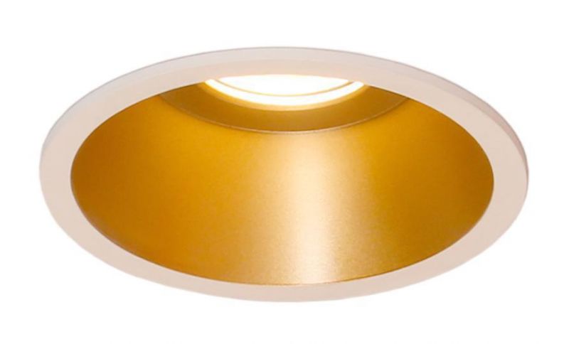 CE Factory Aluminum Frame White Golden Spot Fixture LED Lamp MR16 GU10 G5.3 Downlight Housing