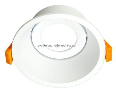 Aluminum COB Recessed Downlight Fitting Adjustable MR16 GU10 Fitting