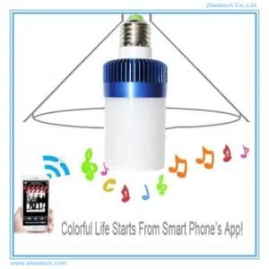 White E27 Bulb Bluetooth with Speaker