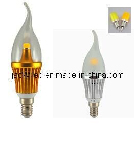 360 E14 5W Dimmable Candle Light with COB LED