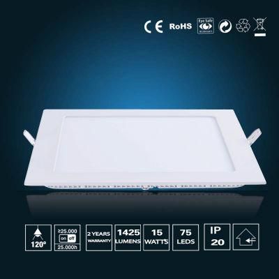 15W LED Panel Light 190*190*16mm