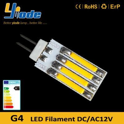 G4 LED 12V Filament LED Bulb 2W for Chandelier