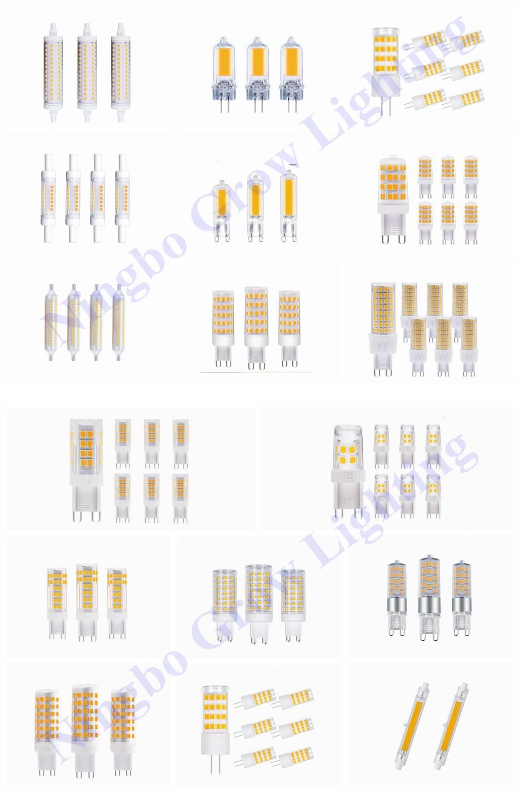 China Factory Price Direct Sale 6W Capsule Lamp Ceramic SMD2835 LED G9 Light with CE RoHS ERP Approval