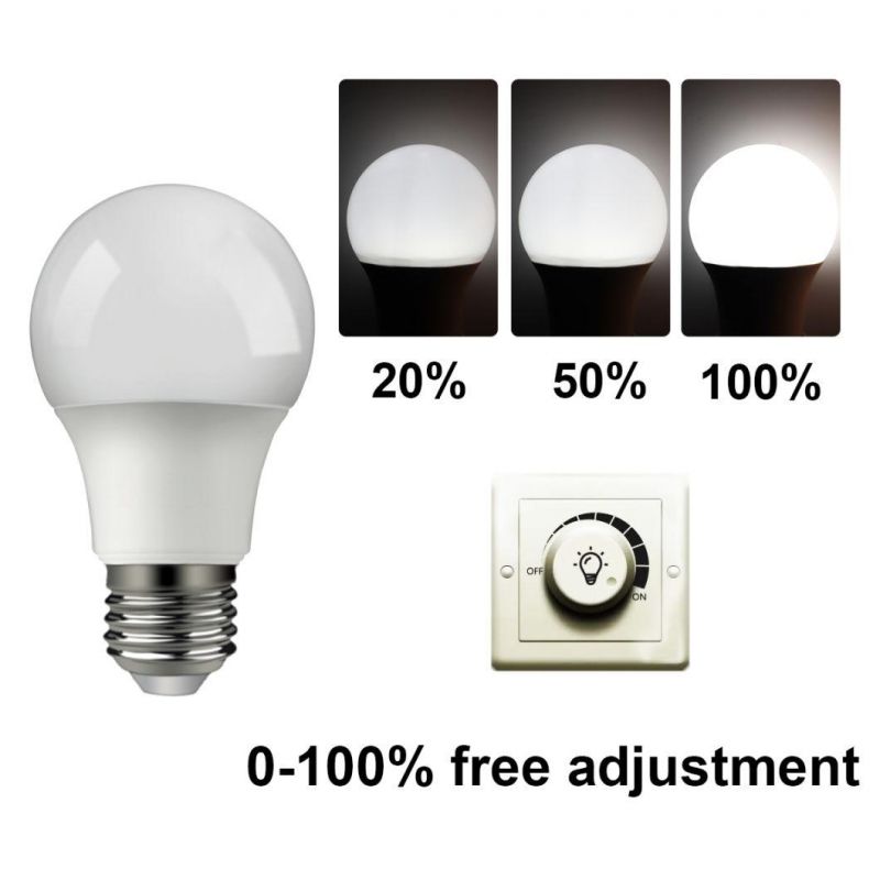 Hot Sale Good Quality Perfect Dimming Effect A60 5W/7W/9W E27 B22 LED Bulb Light Dimmable LED Bulb Lamp with Indoor Lighting and Decoration
