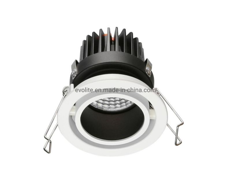 Aluminum Cut out 70mm MR16 Frame GU10 Fitting MR16 LED Downlight Frame Ra9