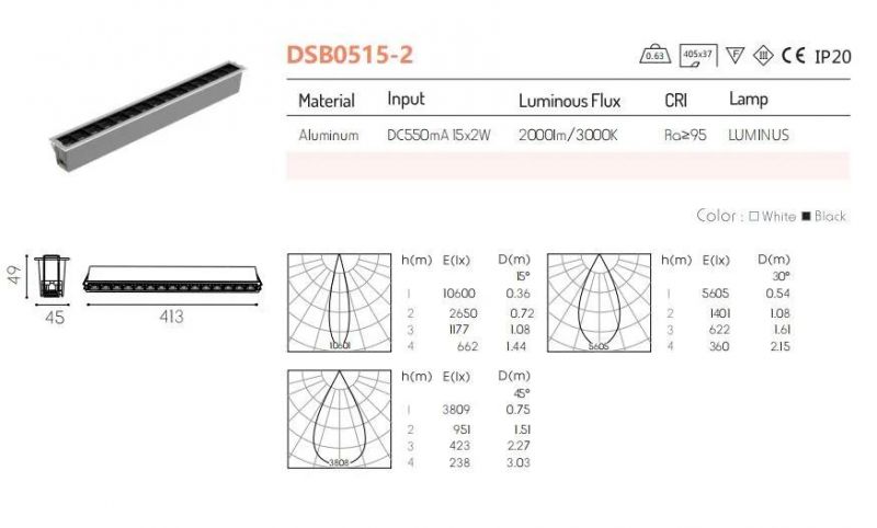 Best Quality 15*2W LED Linear Light