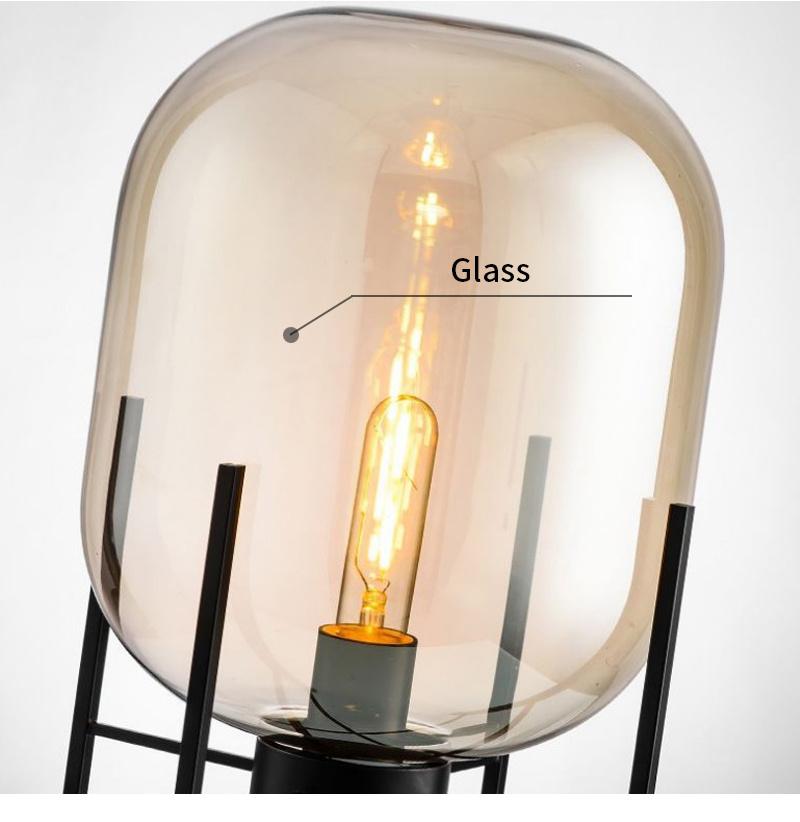 Designer Hotel Villa Bar Lighting Industrial Champagne Glass Table Lamp