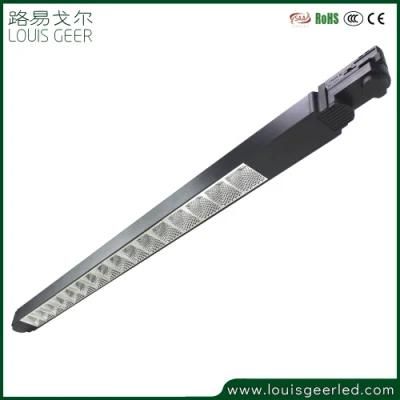 China OEM Modern Black Office 40W Energy Saving Lame Linear LED Ceiling Pendant Light